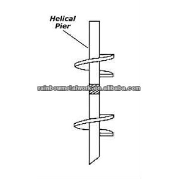 square shaft helix anchor & piers & ground anchor